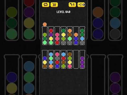 Video guide by Mobile games: Ball Sort Puzzle Level 649 #ballsortpuzzle
