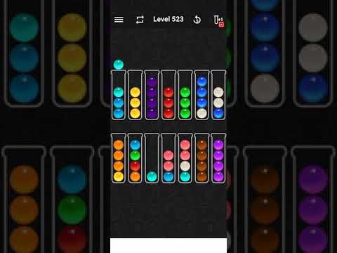 Video guide by Game Help: Ball Sort Color Water Puzzle Level 523 #ballsortcolor