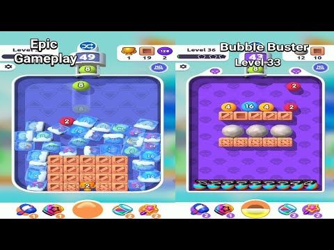 Video guide by Idimitsu  Legend: Bubble Buster Level 33 #bubblebuster