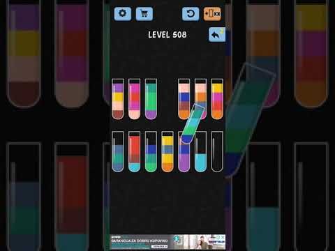 Video guide by ITA Gaming: Water Color Sort Level 508 #watercolorsort