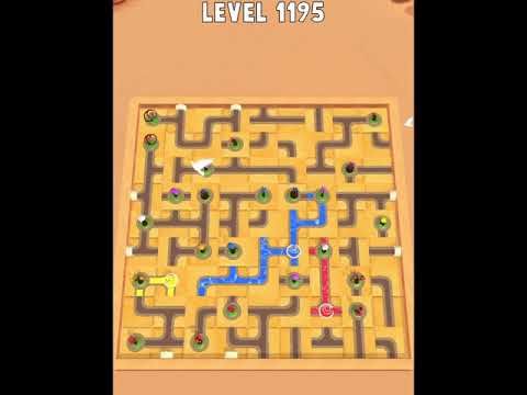 Video guide by D Lady Gamer: Water Connect Puzzle Level 1195 #waterconnectpuzzle