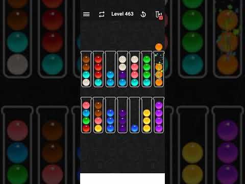 Video guide by Game Help: Ball Sort Color Water Puzzle Level 463 #ballsortcolor