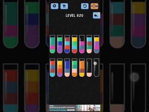 Video guide by ITA Gaming: Water Color Sort Level 820 #watercolorsort