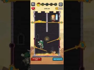 Video guide by Melhores Jogos Para Android: Pin Pull Level 421 #pinpull
