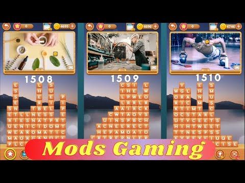 Video guide by MODS GAMING: Word Swipe Pic Level 1508 #wordswipepic