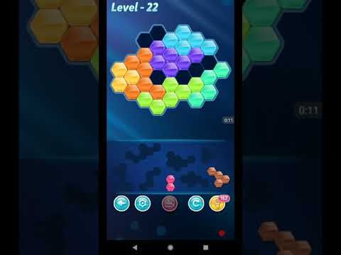 Video guide by ETPC EPIC TIME PASS CHANNEL: Block! Hexa Puzzle Level 22 #blockhexapuzzle