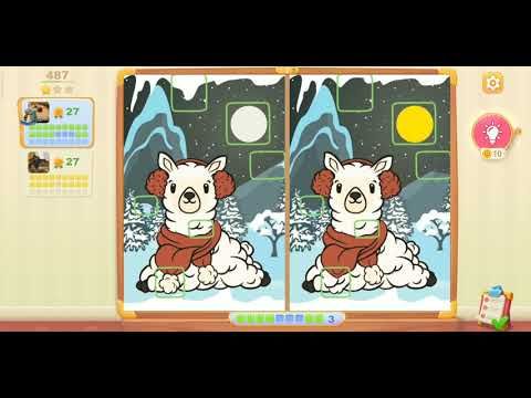 Video guide by Lily G: 5 Differences Online Level 487 #5differencesonline