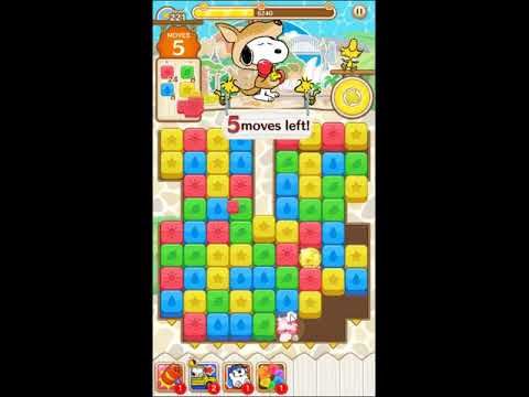 Video guide by skillgaming: SNOOPY Puzzle Journey Level 221 #snoopypuzzlejourney