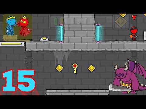 Video guide by Cutiefy Gameplays: Red & Blue Stickman Level 56 #redampblue