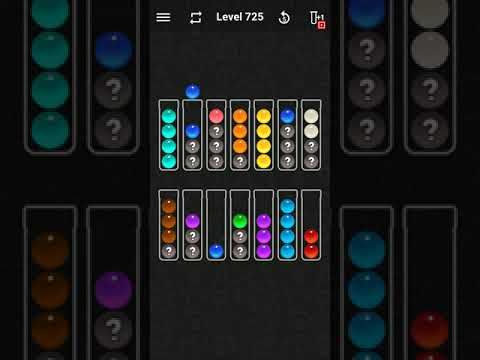 Video guide by justforfun: Ball Sort Color Water Puzzle Level 725 #ballsortcolor