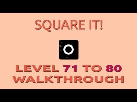Video guide by Puzzle It Out!: ■ Square it! Level 71 #squareit