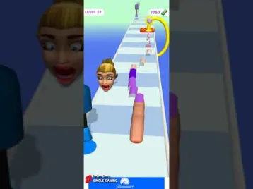 Video guide by Single Gaming: Nail Stack! Level 57 #nailstack