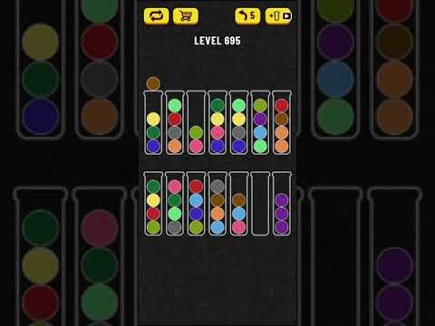 Video guide by Mobile games: Ball Sort Puzzle Level 695 #ballsortpuzzle