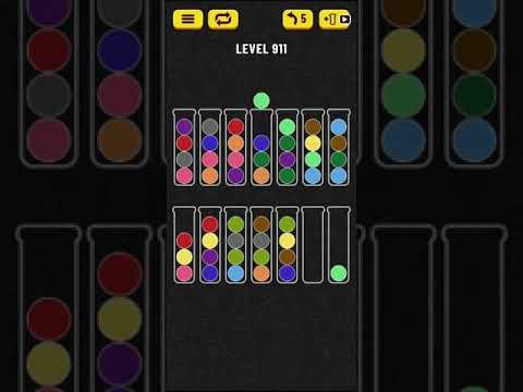 Video guide by Mobile games: Ball Sort Puzzle Level 911 #ballsortpuzzle