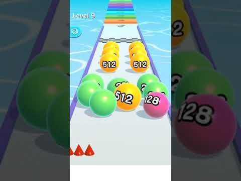 Video guide by شہباز گیمر: Ball Run 2048 Level 9 #ballrun2048