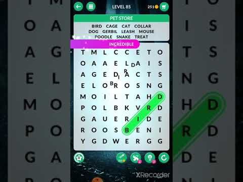 Video guide by Amna: Wordscapes Search Level 85 #wordscapessearch