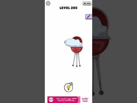 Video guide by Chaker Gamer: Draw a Line: Tricky Brain Test Level 205 #drawaline