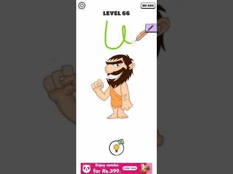 Video guide by Chaker Gamer: Draw a Line: Tricky Brain Test Level 66 #drawaline