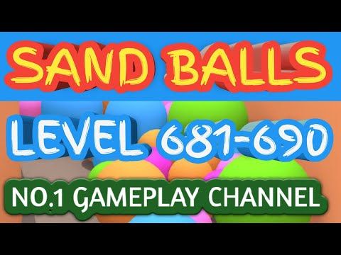 Video guide by LOOKUP GAMING: Sand Balls Level 681 #sandballs