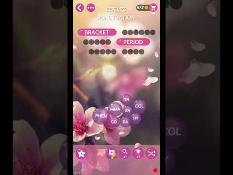 Video guide by ETPC EPIC TIME PASS CHANNEL: Word Pearls Level 73 #wordpearls