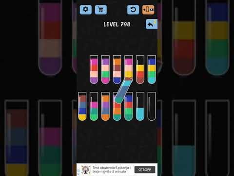 Video guide by ITA Gaming: Water Color Sort Level 798 #watercolorsort