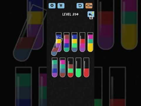 Video guide by Mobile Games: Water Color Sort Level 294 #watercolorsort