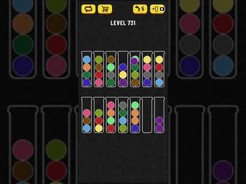 Video guide by Mobile games: Ball Sort Puzzle Level 731 #ballsortpuzzle