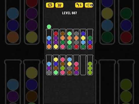 Video guide by Mobile games: Ball Sort Puzzle Level 667 #ballsortpuzzle