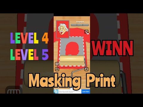 Video guide by Atilla X: Masking Print Level 4 #maskingprint