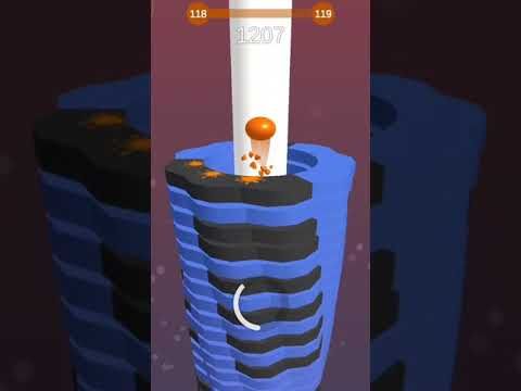 Video guide by Jerry Plays: Stack Ball 3D Level 118 #stackball3d
