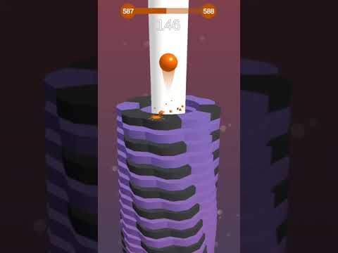 Video guide by Jerry Plays: Stack Ball 3D Level 587 #stackball3d