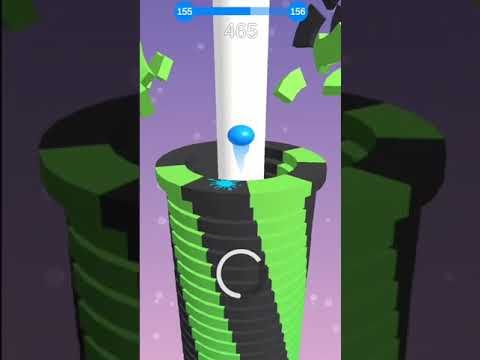 Video guide by Jerry Plays: Stack Ball 3D Level 155 #stackball3d