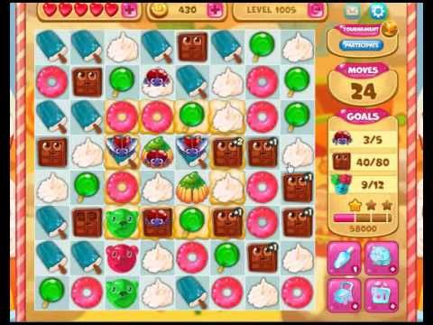 Video guide by Gamopolis: Candy Valley Level 1005 #candyvalley