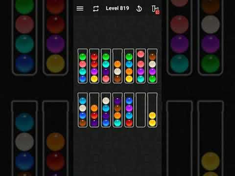 Video guide by justforfun: Ball Sort Color Water Puzzle Level 819 #ballsortcolor