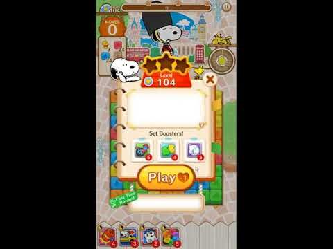 Video guide by skillgaming: SNOOPY Puzzle Journey Level 104 #snoopypuzzlejourney