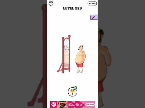 Video guide by Chaker Gamer: Draw a Line: Tricky Brain Test Level 223 #drawaline
