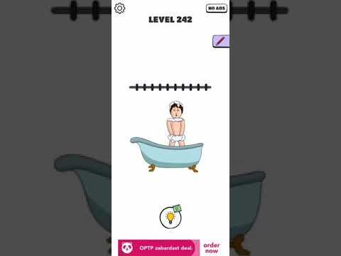 Video guide by Chaker Gamer: Draw a Line: Tricky Brain Test Level 242 #drawaline