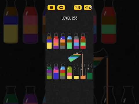 Video guide by HelpingHand: Soda Sort Puzzle Level 233 #sodasortpuzzle