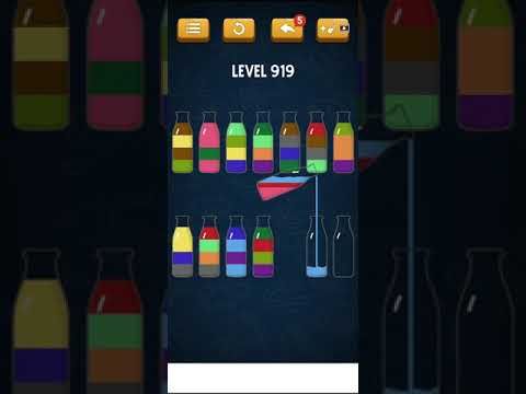 Video guide by Mobile games: Soda Sort Puzzle Level 919 #sodasortpuzzle