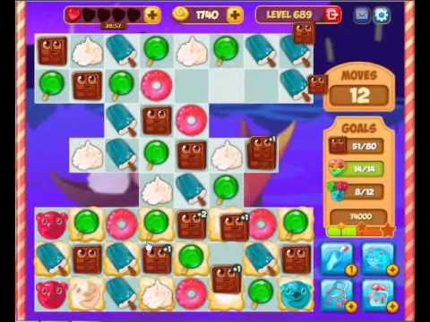 Video guide by Gamopolis: Candy Valley Level 689 #candyvalley