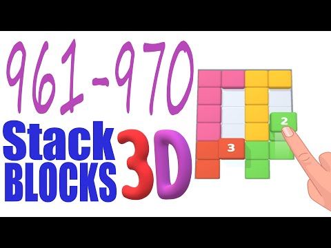Video guide by Cat Shabo: Stack Blocks 3D Level 961 #stackblocks3d