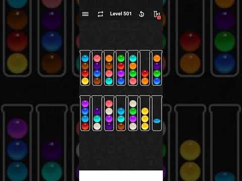 Video guide by Game Help: Ball Sort Color Water Puzzle Level 501 #ballsortcolor