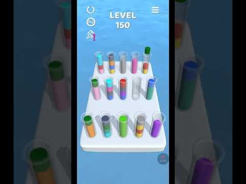 Video guide by Glitter and Gaming Hub: Sort It 3D Level 150 #sortit3d
