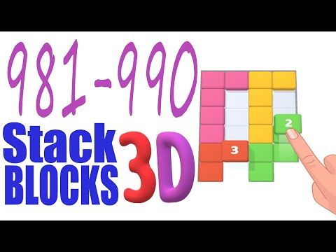 Video guide by Cat Shabo: Stack Blocks 3D Level 981 #stackblocks3d