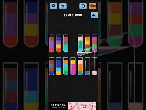 Video guide by ITA Gaming: Water Color Sort Level 1000 #watercolorsort