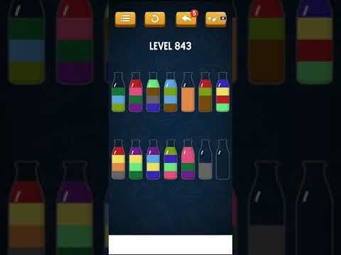 Video guide by Mobile games: Soda Sort Puzzle Level 843 #sodasortpuzzle