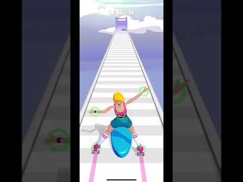Video guide by Shiledar Gaming: Roller Skate Girl Level 16 #rollerskategirl