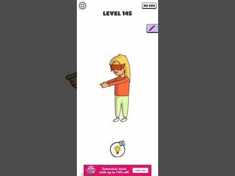 Video guide by Chaker Gamer: Draw a Line: Tricky Brain Test Level 145 #drawaline