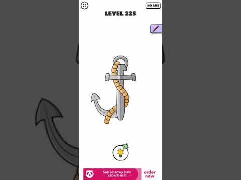 Video guide by Chaker Gamer: Draw a Line: Tricky Brain Test Level 225 #drawaline