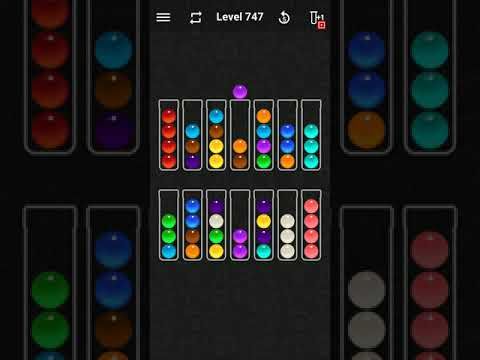 Video guide by justforfun: Ball Sort Color Water Puzzle Level 747 #ballsortcolor
